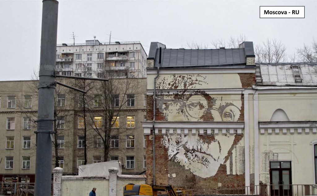 VHILS in Moscova
