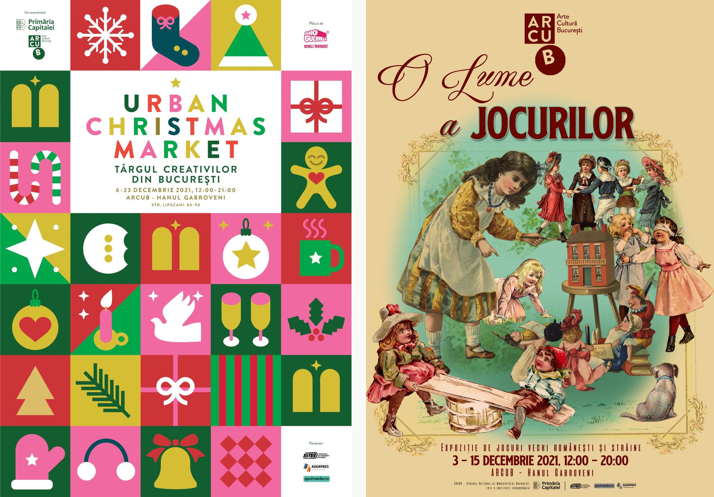 Urban christmas market si expe_O lume a jocurilor_poster