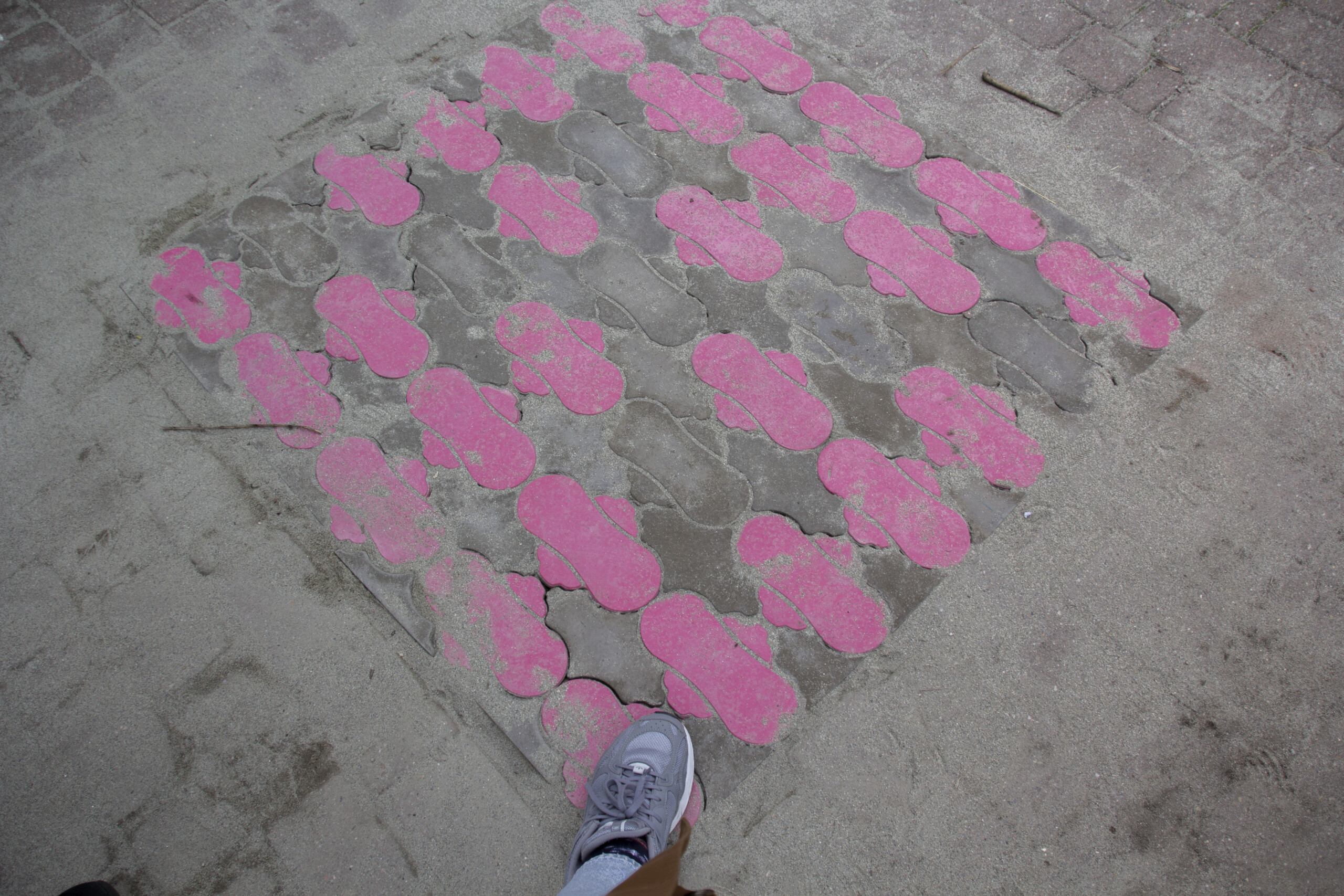 Menstrual pavement – Roberta Curca – Timisoara
