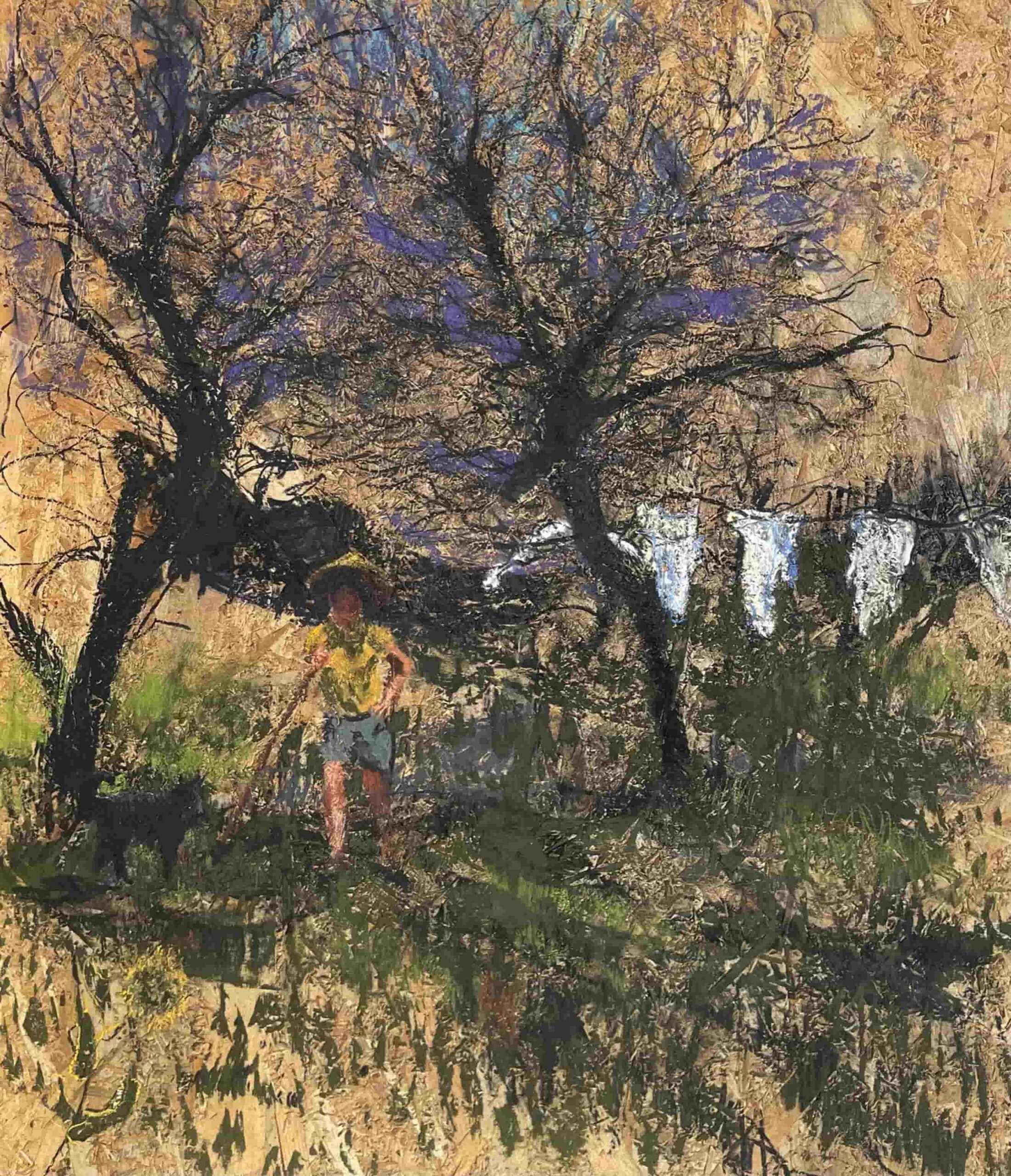 Premiul Colectionarului – Ioan de Moisa, Untitled, pastel pe placaj osb, 40 x 50 cm